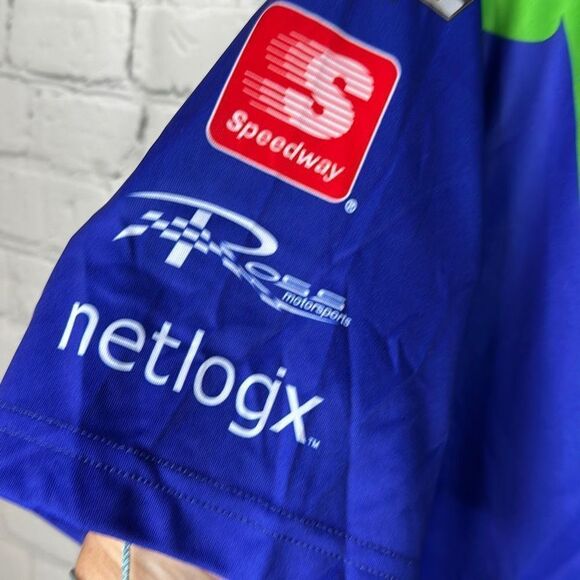 IndyCar Authentic Apparel Pippa 39 Blue Men’s Short Sleeve Jersey Tshirt Medium - Picture 5 of 8